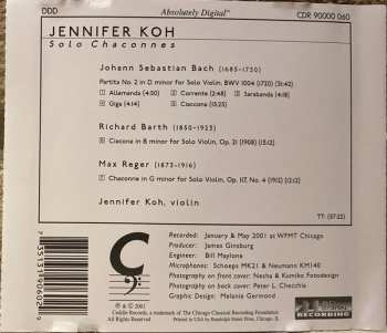 CD Jennifer Koh: Solo Chaconnes