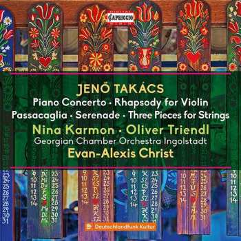 CD Nina Karmon: Piano Concerto / Rhapsody For Violin / Passacaglia / Serenade / Three Pieces For Strings