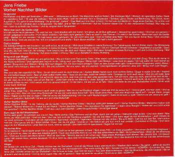 CD Jens Friebe: Vorher Nachher Bilder