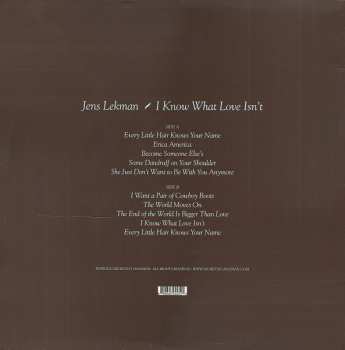 LP Jens Lekman: I Know What Love Isn't