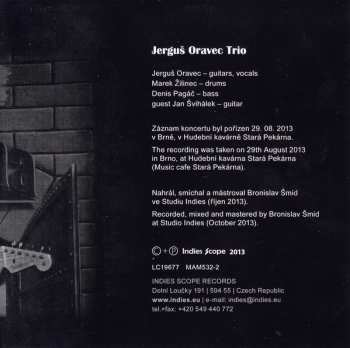 CD Jerguš Oravec Trio: Done So Far