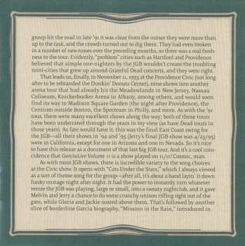 2CD The Jerry Garcia Band: GarciaLive Volume 11 (November 11th 1993 Providence Civic Center)