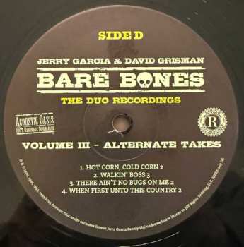 2LP David Grisman: Bare Bones Volume III - Alternate Takes