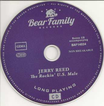 CD/EP Jerry Reed: The Rockin' U.S. Male LTD