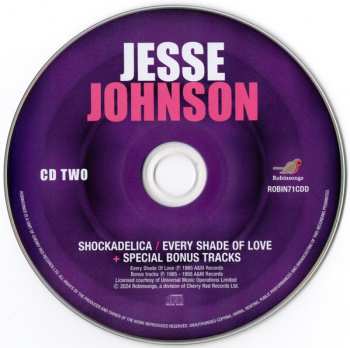 2CD Jesse Johnson: Jesse Johnson Revue / Shockadelica / Every Shade Of Love