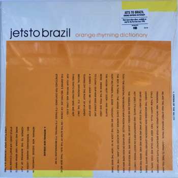 2LP Jets To Brazil: Orange Rhyming Dictionary