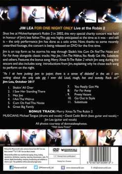 DVD Jim Lea: For One Night Only (Live At The Robin 2)