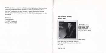 CD Jim Snidero Quintet: Blue Afternoon