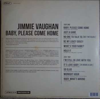 LP Jimmie Vaughan: Baby, Please Come Home LTD | CLR