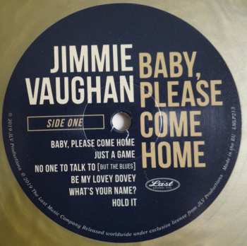 LP Jimmie Vaughan: Baby, Please Come Home LTD | CLR