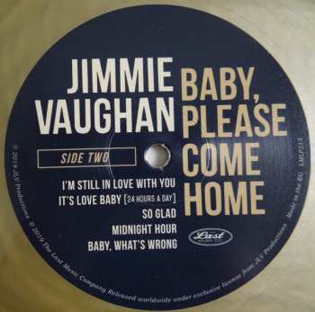 LP Jimmie Vaughan: Baby, Please Come Home LTD | CLR