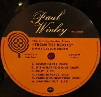 LP Jimmy Castor: The Jimmy Castor Story "From The Roots"