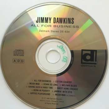 CD Jimmy Dawkins: All For Business