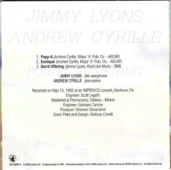 5CD/Box Set Jimmy Lyons: The Complete Remastered Recordings On Black Saint & Soul Note