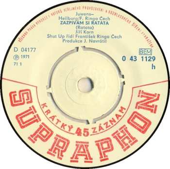 SP Jiří Korn: Zazpívám Si Ratata / Lásko Má