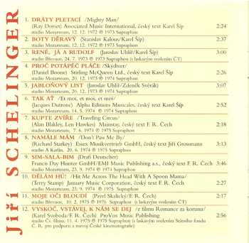 CD Jiří Schelinger: Švihák Lázeňský (Pop Komplet 1972-79)