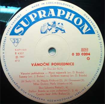 LP Jiří Suchý & Jiří Šlitr: Vánoční Pohlednice