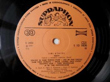LP Jiří Štaidl: Texty 
