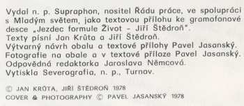 LP Jiří Štědroň: Jezdec Formule Život