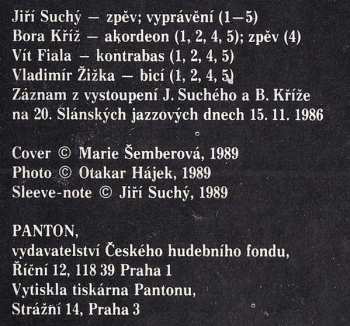 SP Jiří Suchý: Jiří Suchý Zpívá S Borou Křížem