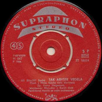 SP Karel Gott: Tak Abyste Věděla / V Opeře