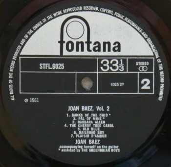 LP Joan Baez: Joan Baez Volume Two