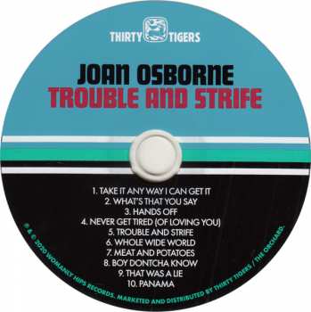 CD Joan Osborne: Trouble And Strife