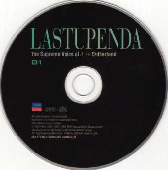 2CD Joan Sutherland: La Stupenda (The Supreme Voice Of Joan Sutherland)