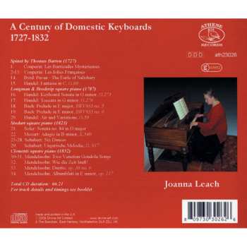 CD Joanna Leach: A Century of Domestic Keyboards 1727-1832