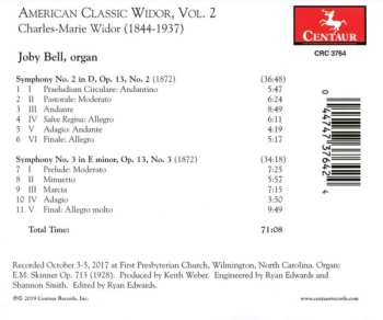 CD Joby Bell: American Classic Widor Vol. 2