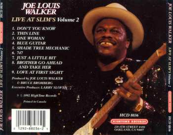CD Joe Louis Walker: Live At Slim's Volume 2