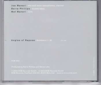 CD Barre Phillips: Angles Of Repose