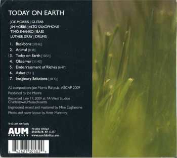 CD Joe Morris Quartet: Today On Earth