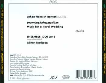 CD Johan Helmich Roman: Drottningholmsmusiken (Music For A Royal Wedding)	