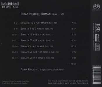 SACD Johan Helmich Roman: The Twelve Keyboard Sonatas: I - VII (The 12 Keyboard Sonatas Nos 1-7)