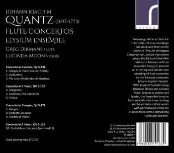 CD Johann Joachim Quantz: Flute Concertos