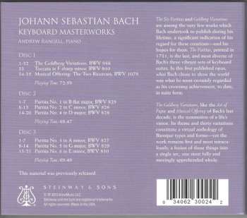 3CD Johann Sebastian Bach: Keyboard Masterworks