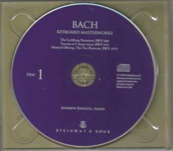 3CD Johann Sebastian Bach: Keyboard Masterworks