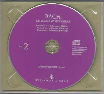 3CD Johann Sebastian Bach: Keyboard Masterworks
