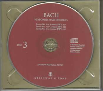 3CD Johann Sebastian Bach: Keyboard Masterworks