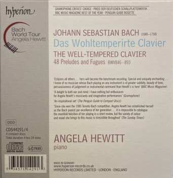 4CD/Box Set Johann Sebastian Bach: The Well-Tempered Clavier