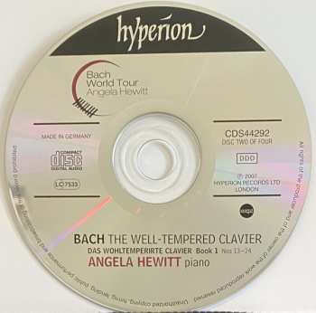 4CD/Box Set Johann Sebastian Bach: The Well-Tempered Clavier