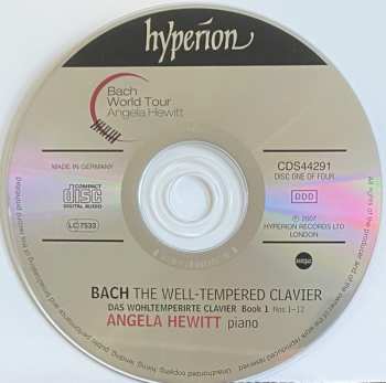 4CD/Box Set Johann Sebastian Bach: The Well-Tempered Clavier