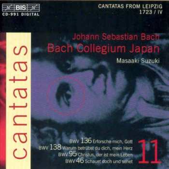 CD Johann Sebastian Bach: Cantatas 11:BWV 136 Erforsche Mich, Gott - BWV 138 Warum Betrübst Du Dich, Mein Herz- BWV 95 Christus, Der Ist Mein Leben- BWV 46 Schauet Doch Und Sehet