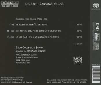 SACD Johann Sebastian Bach: Cantatas 53: ►9 ►97 ►177 (Ich Ruf Zu Dir, Herr Jesu Christ)