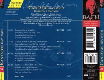 CD Johann Sebastian Bach: Cantatas BWV 122-125