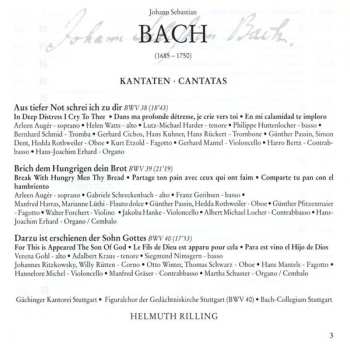 CD Johann Sebastian Bach: Cantatas BWV 38-40