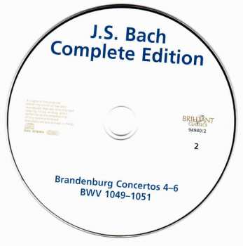 142CD/Box Set Johann Sebastian Bach: Complete Edition · Gesamtwerk · L'Œuvre Intégrale
