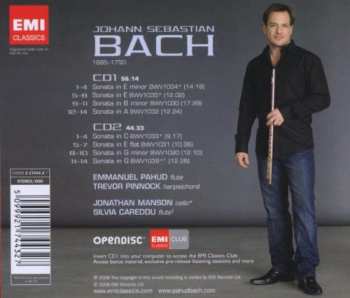 2CD Johann Sebastian Bach: Complete Flute Sonatas