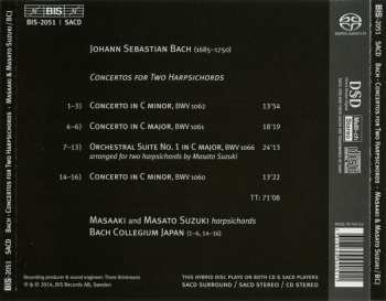 SACD Johann Sebastian Bach: Concertos for Two Harpsichords